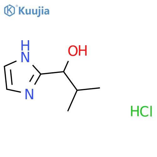 1-(1H-imidazol-2-yl)-2-methylpropan-1-ol hydrochloride structure