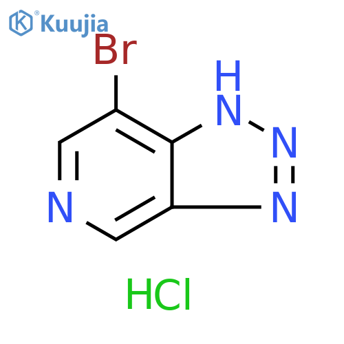 7-bromo-3H-1,2,3triazolo4,5-cpyridine hydrochloride structure