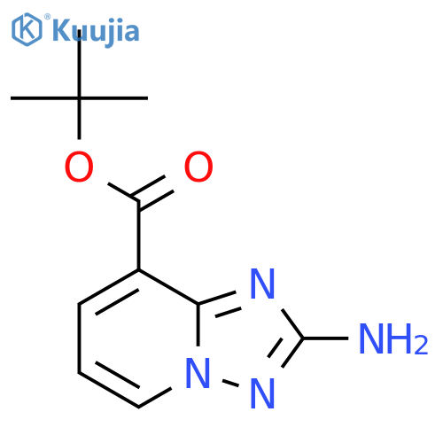 tert-butyl 2-amino-1,2,4triazolo1,5-apyridine-8-carboxylate structure