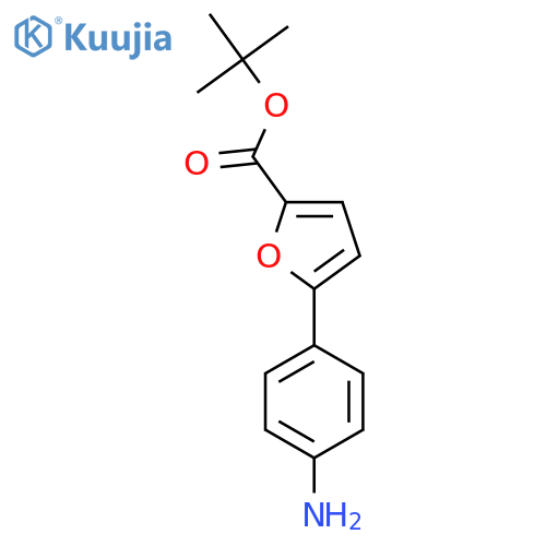 Tert-butyl 5-(4-aminophenyl)furan-2-carboxylate structure