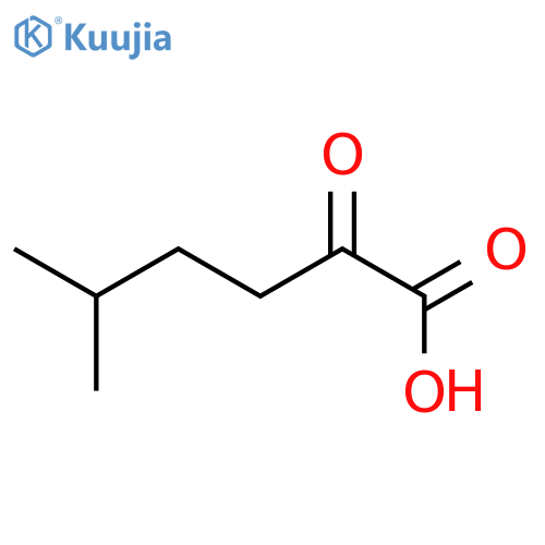 5-methyl-2-oxoHexanoic acid structure