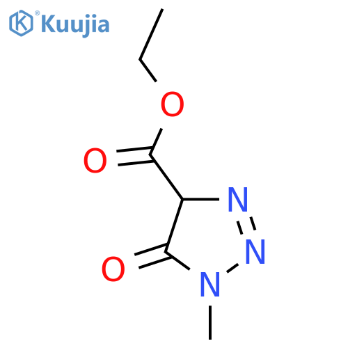 ethyl 1-methyl-5-oxo-4,5-dihydro-1H-1,2,3-triazole-4-carboxylate structure