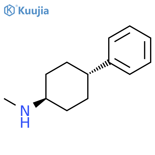 (1r,4r)-N-methyl-4-phenylcyclohexan-1-amine structure