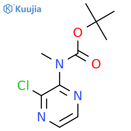 tert-butyl N-(3-chloropyrazin-2-yl)-N-methylcarbamate structure