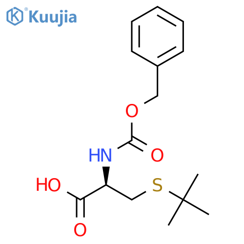 Z-cys(tbu)-oh structure