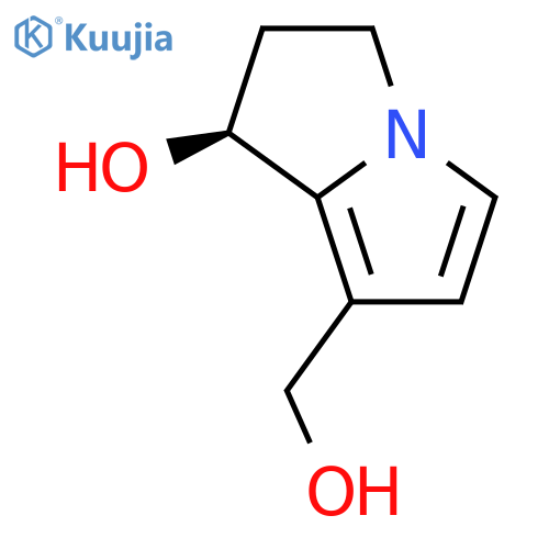 1H-Pyrrolizine-7-methanol,2,3-dihydro-1-hydroxy-, (1S)- structure