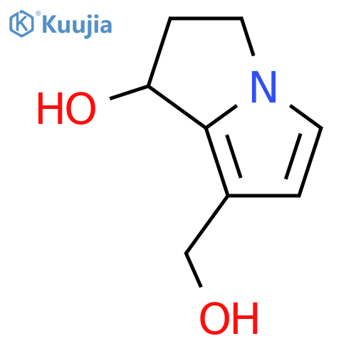 Heliotridine, 3,8-didehydro- (+-)- structure