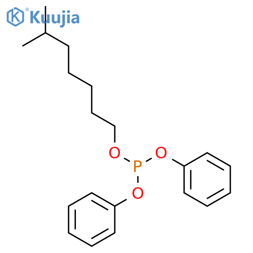 Phosphorous acid,isooctyl diphenyl ester structure