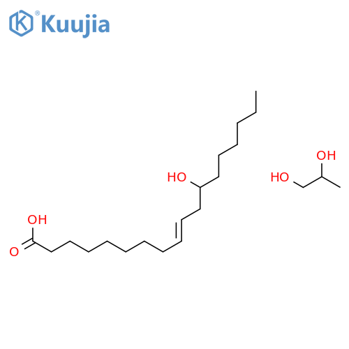 Propylene glycol monoricinoleate structure