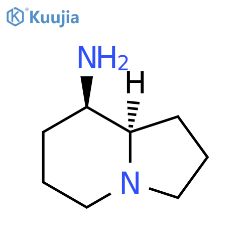 8-Indolizinamine, octahydro-, (8R,8aR)-rel- structure