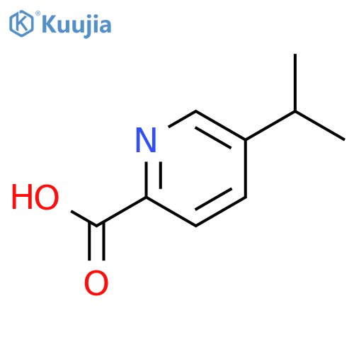 5-(propan-2-yl)pyridine-2-carboxylic acid structure