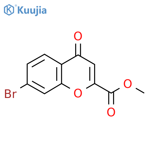 methyl 7-bromo-4-oxo-4H-chromene-2-carboxylate structure
