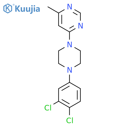 4-[4-(3,4-Dichlorophenyl)piperazin-1-yl]-6-methylpyrimidine structure