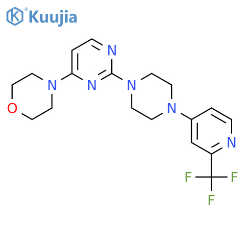 4-(2-{4-[2-(Trifluoromethyl)pyridin-4-yl]piperazin-1-yl}pyrimidin-4-yl)morpholine structure