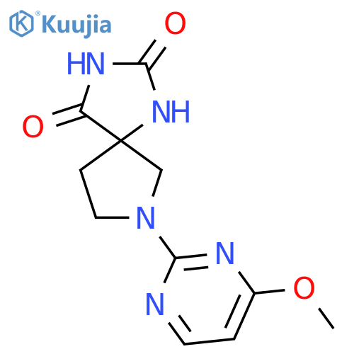 7-(4-Methoxypyrimidin-2-yl)-1,3,7-triazaspiro[4.4]nonane-2,4-dione structure