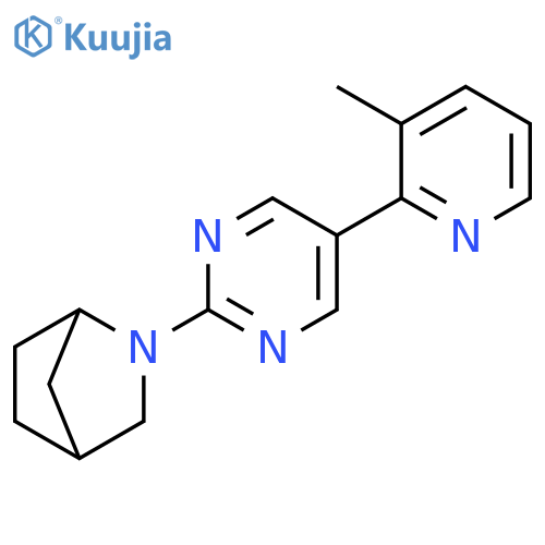 2-5-(3-methylpyridin-2-yl)pyrimidin-2-yl-2-azabicyclo2.2.1heptane structure