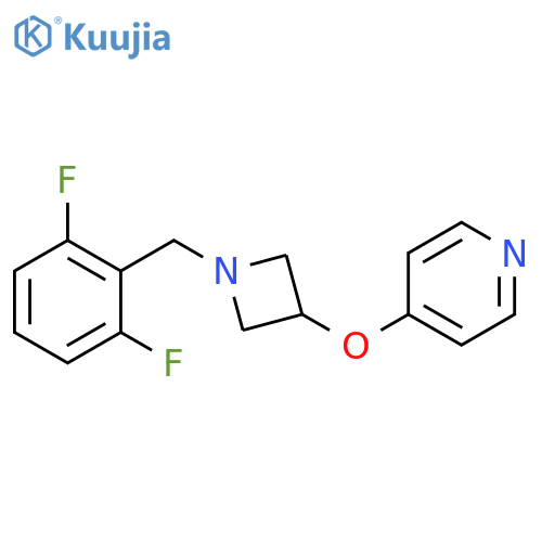 4-({1-[(2,6-difluorophenyl)methyl]azetidin-3-yl}oxy)pyridine structure