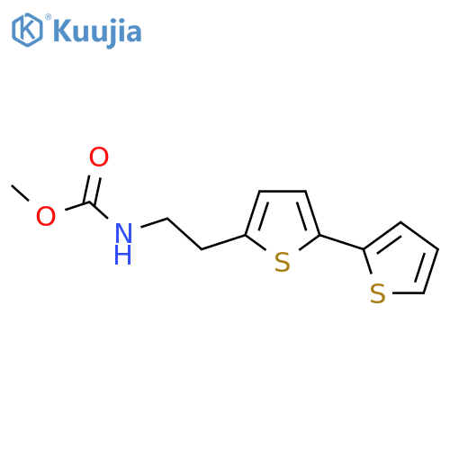 methyl N-(2-{[2,2'-bithiophene]-5-yl}ethyl)carbamate structure