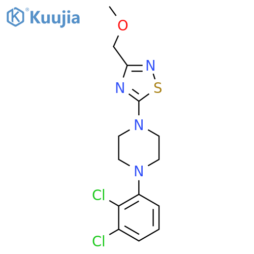 1-(2,3-Dichlorophenyl)-4-[3-(methoxymethyl)-1,2,4-thiadiazol-5-yl]piperazine structure