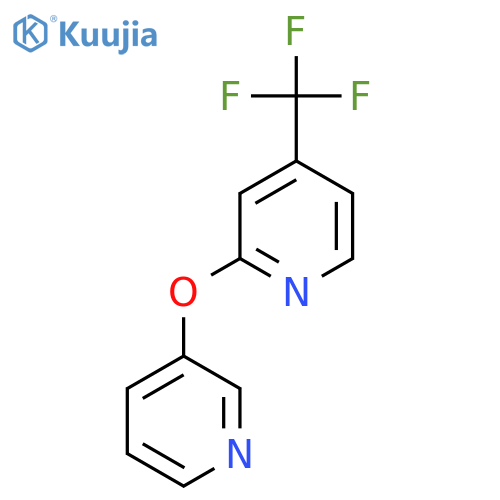 2-(Pyridin-3-yloxy)-4-(trifluoromethyl)pyridine structure