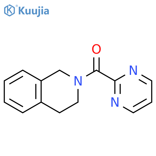 2-(pyrimidine-2-carbonyl)-1,2,3,4-tetrahydroisoquinoline structure