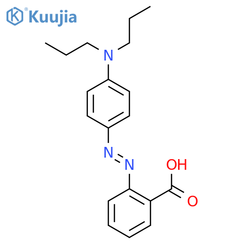 2-(4-Dipropylaminophenylazo)benzoic acid structure