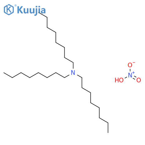 1-Octanamine, N,N-dioctyl-, nitrate structure