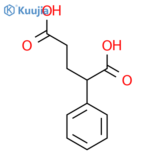2-Phenylpentanedioic acid structure