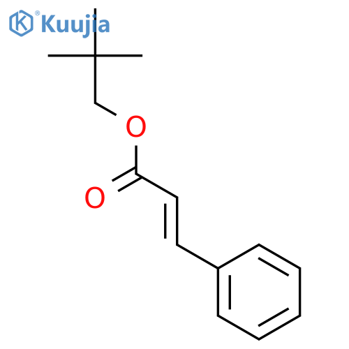 2-Propenoic acid, 3-phenyl-, 2,2-dimethylpropyl ester structure