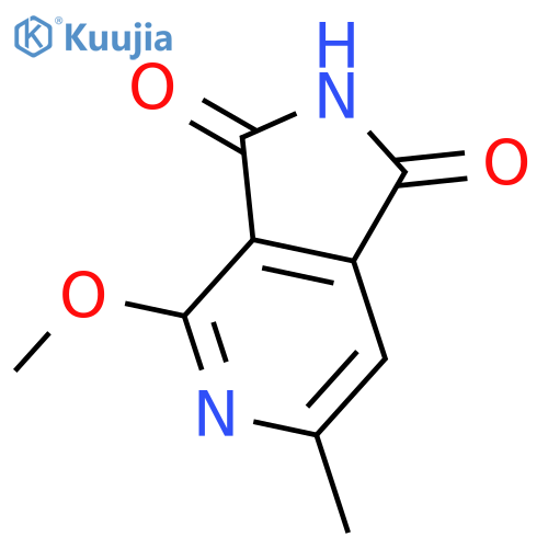 1H-Pyrrolo[3,4-c]pyridine-1,3(2H)-dione,4-methoxy-6-methyl- structure