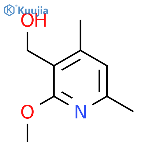 (2-Methoxy-4,6-dimethylpyridin-3-yl)methanol structure
