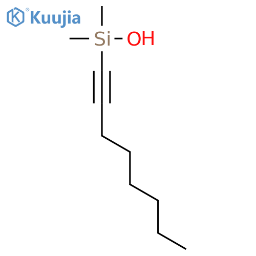 Silanol, dimethyl-1-octynyl- structure