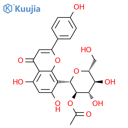 Vitexin 2''-acetate structure