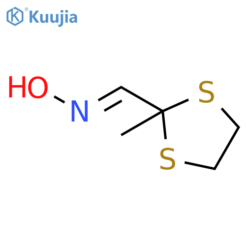 1,3-Dithiolane-2-carboxaldehyde, 2-methyl-, oxime structure