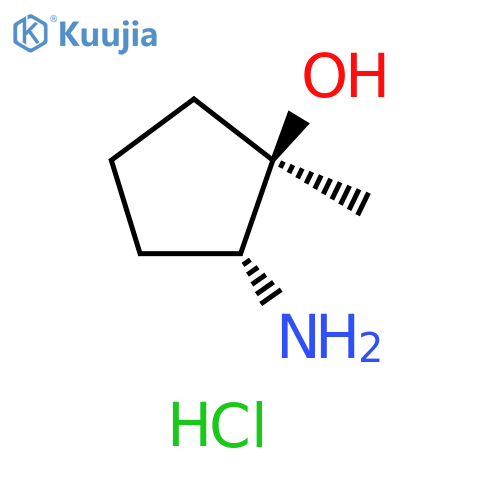 Cyclopentanol, 2-amino-1-methyl-, hydrochloride (1:1), (1R,2R)- structure