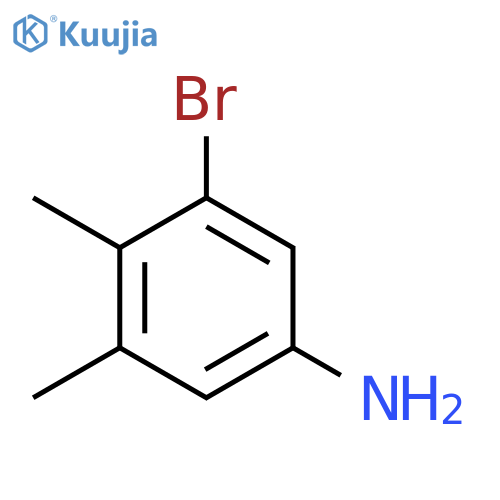 3-Bromo-4,5-dimethylaniline structure