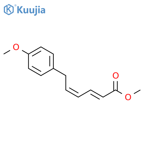 Methyl (2E,4Z)-6-(4-methoxyphenyl)-2,4-hexadienoate structure