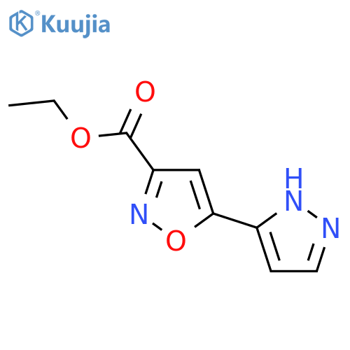 ETHYL 5-(1H-PYRAZOL-3-YL)ISOXAZOLE-3-CARBOXYLATE structure
