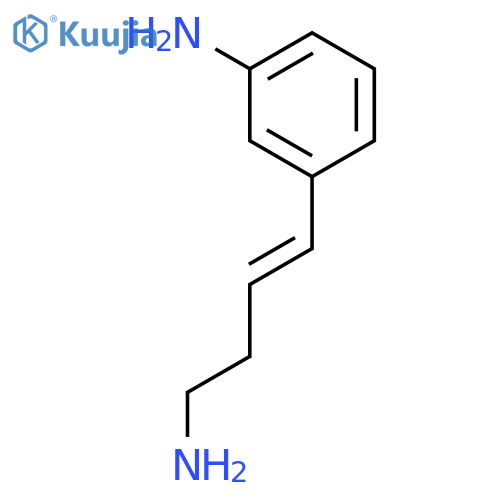 BENZENAMINE, 3-[(1E)-4-AMINO-1-BUTENYL]- structure