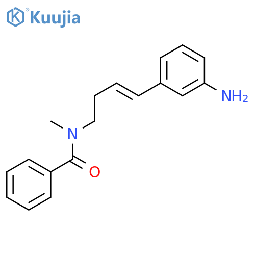 Benzamide, N-[(3E)-4-(3-aminophenyl)-3-butenyl]-N-methyl- structure