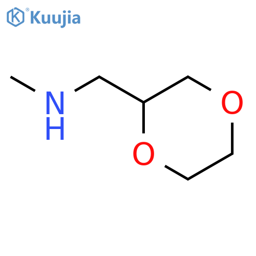 (1,4-dioxan-2-yl)methyl(methyl)amine structure