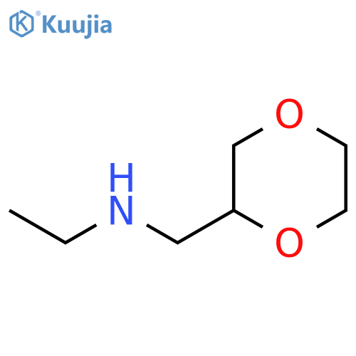 N-(1,4-Dioxan-2-ylmethyl)-N-ethylamine structure