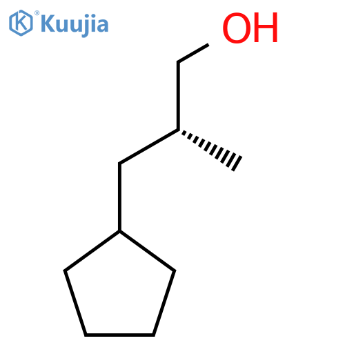 (2r)-3-Cyclopentyl-2-methylpropan-1-ol structure