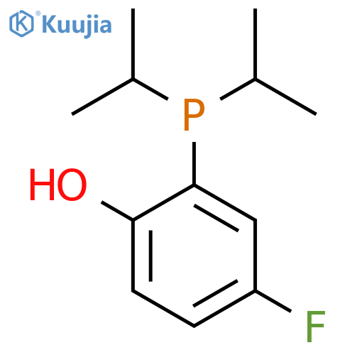Phenol, 2-[bis(1-methylethyl)phosphino]-4-fluoro- structure