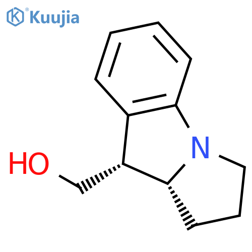 1H-Pyrrolo[1,2-a]indole-9-methanol, 2,3,9,9a-tetrahydro-, (9R,9aR)- structure