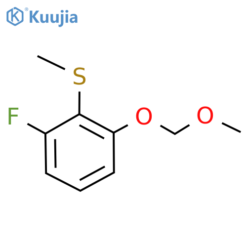 Benzene, 1-fluoro-3-(methoxymethoxy)-2-(methylthio)- structure