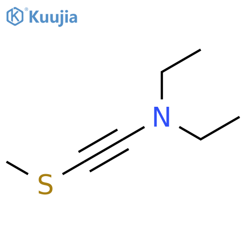 Ethynamine, N,N-diethyl-2-(methylthio)- structure