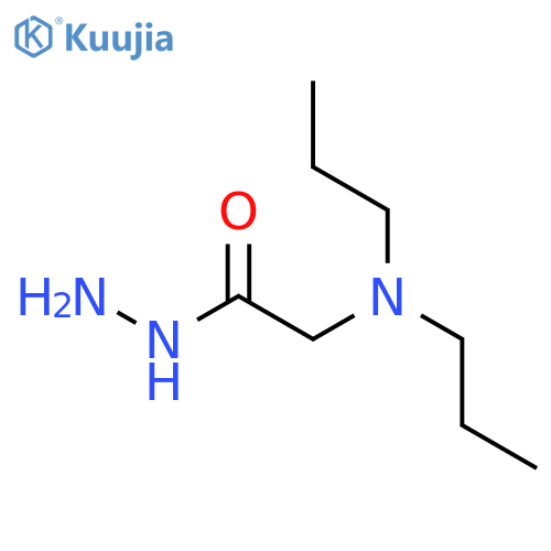 2-(dipropylamino)acetohydrazide structure