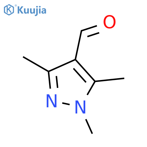 1,3,5-Trimethyl-1H-pyrazole-4-carbaldehyde structure