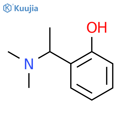 2-[1-(dimethylamino)ethyl]phenol structure